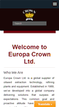 Mobile Screenshot of europacrown.com